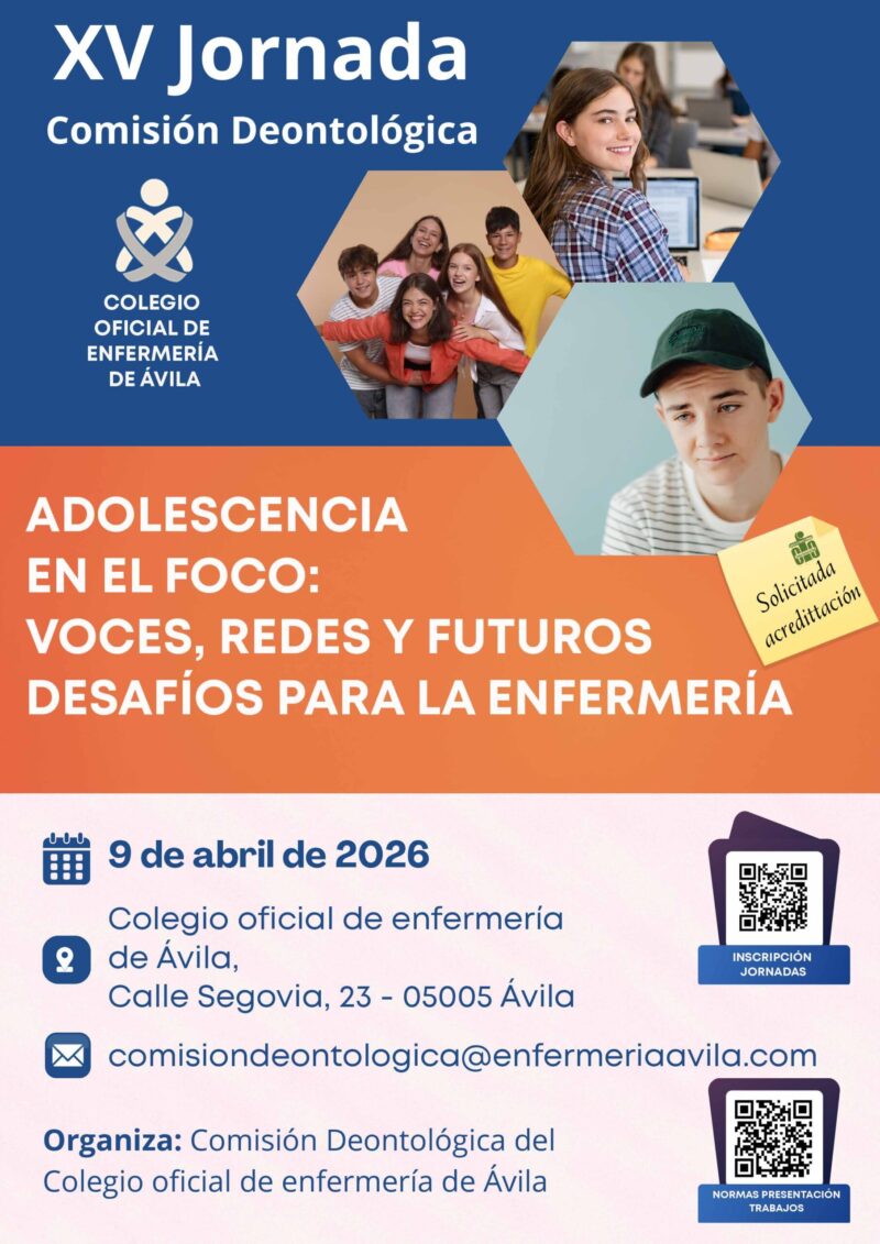 Cartel XV jornada Comisión Deontológica